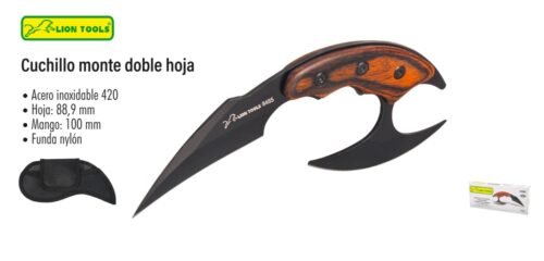 Cuchillo monte doble hoja