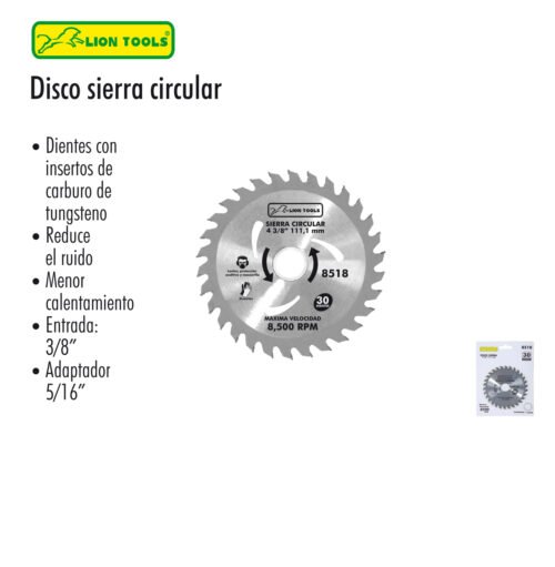 Disco sierra circular