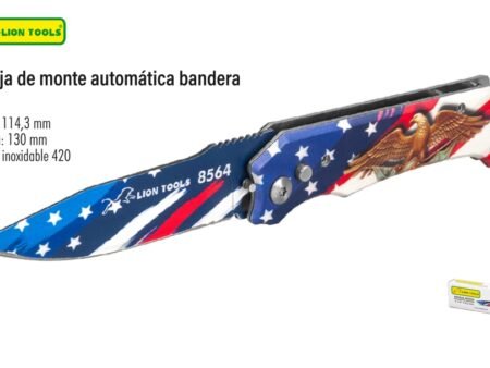 Navaja de monte automatica bandera
