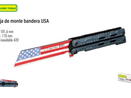 Navaja de monte bandera usa
