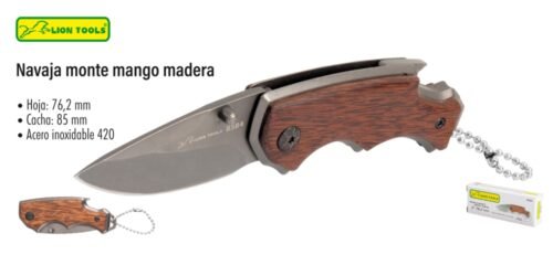 Navaja monte mango madera