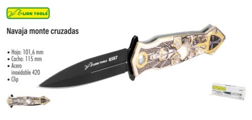 Navaja monte cruzadas