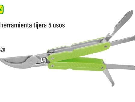 Navaja multiherramienta tijera 5 usos