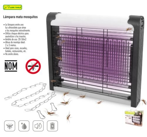 Lámpara mata mosquitos de 6 w