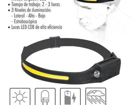 Linterna recargable de silicon cabeza