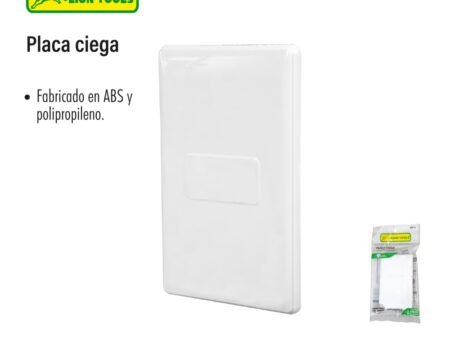 Placa ciega