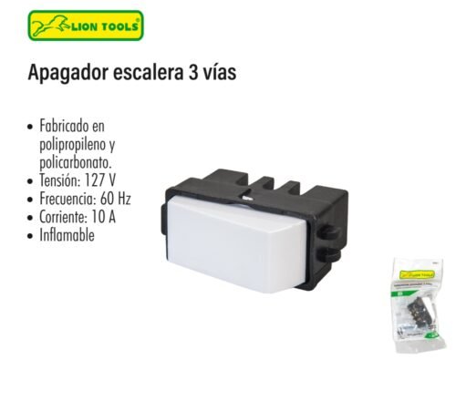 Apagador escalera 3 vías