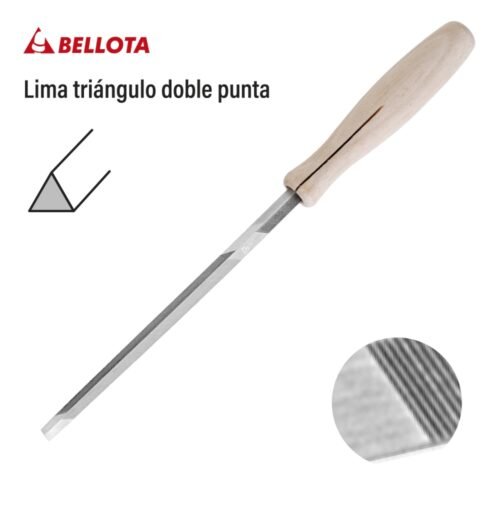 Lima triángulo doble punta