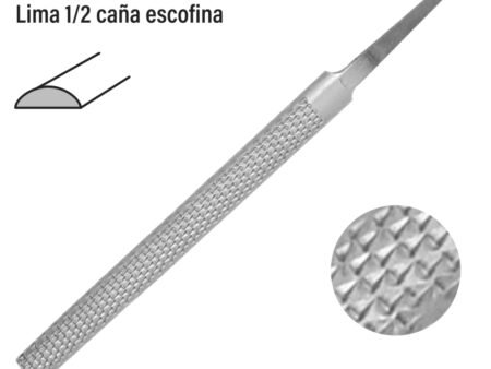 Lima 1/2 caña escofina