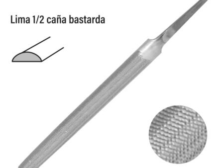 Lima 1/2 caña bastarda