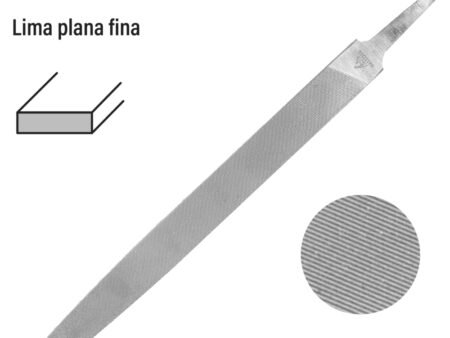 Lima plana fina
