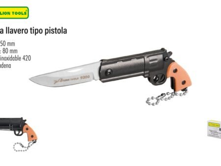 Navaja llavero tipo pistola