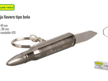 Navaja llavero tipo bala