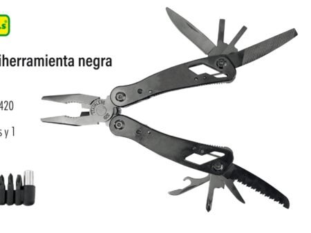 Navaja multiherramienta negra