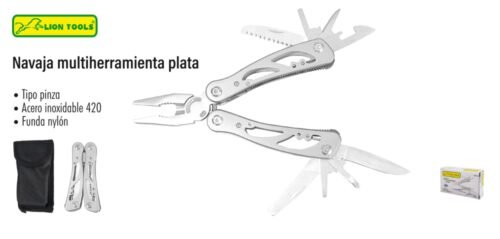 Navaja multiherramienta plata