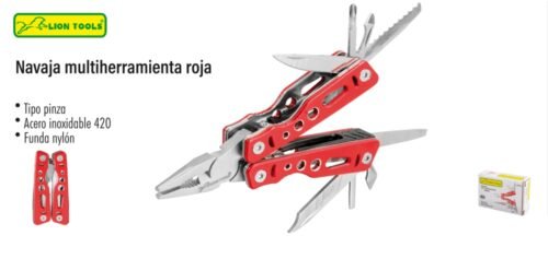 Navaja multiherramienta roja