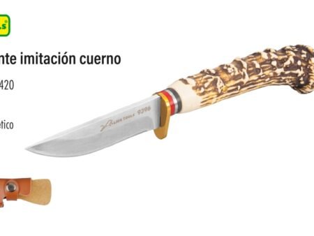 Cuchillo monte imitación cuerno