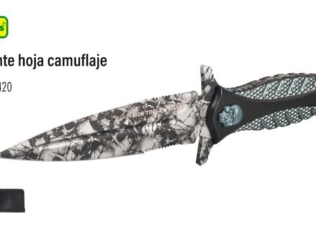 Cuchillo monte hoja camuflaje