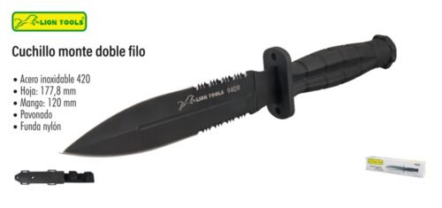 Cuchillo monte doble filo