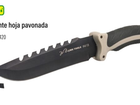 Cuchillo monte hoja pavonada