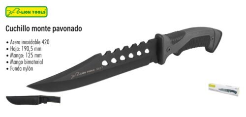 Cuchillo monte pavonado