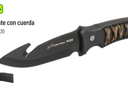 Cuchillo monte con cuerda
