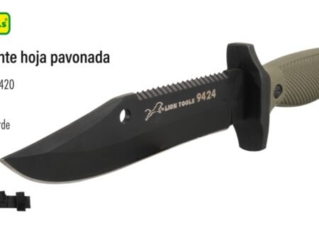 Cuchillo monte hoja pavonada