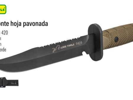Cuchillo monte hoja pavonada