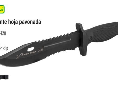 Cuchillo monte hoja pavonada