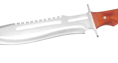 Cuchillo monte mango de madera