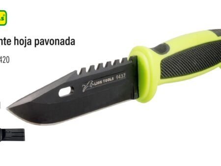 Cuchillo monte hoja pavonada