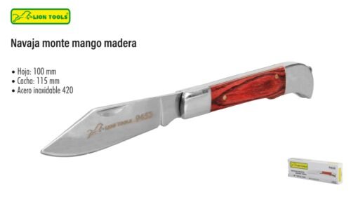 Navaja monte mango madera