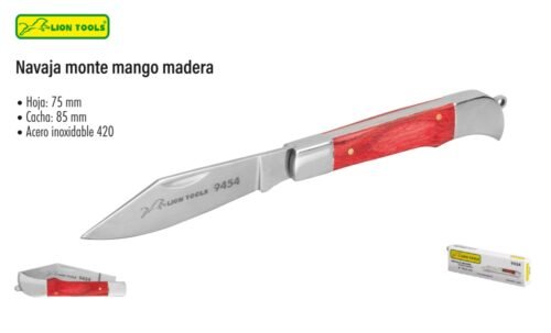Navaja monte mango madera