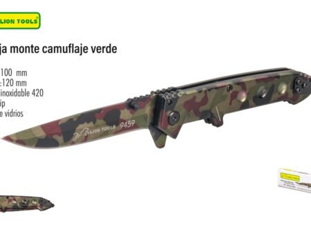 Navaja monte camuflaje verde