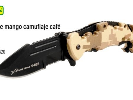 Navaja monte mango camuflaje café