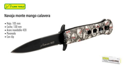 Navaja monte mango calavera
