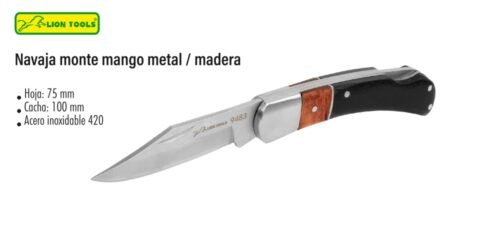 Navaja monte mango metal / madera