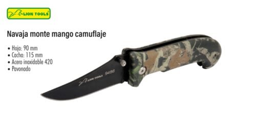 Navaja monte mango camuflaje