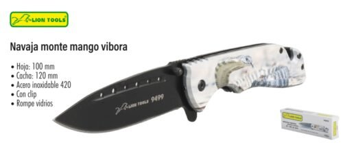 Navaja monte mango víbora