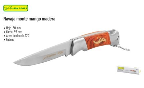 Navaja monte mango madera