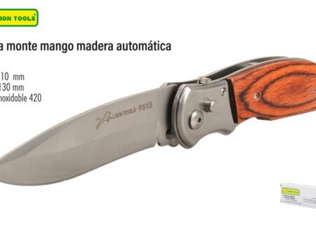 Navaja monte mango madera automática