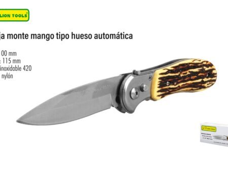 Navaja monte mango tipo hueso automática