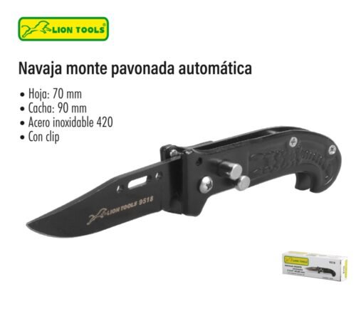 Navaja monte pavonada automática