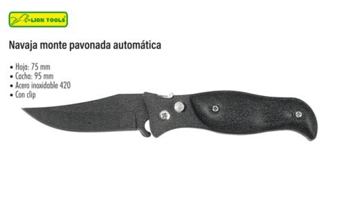 Navaja monte pavonada automática