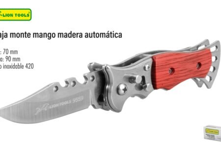 Navaja monte mango madera automática