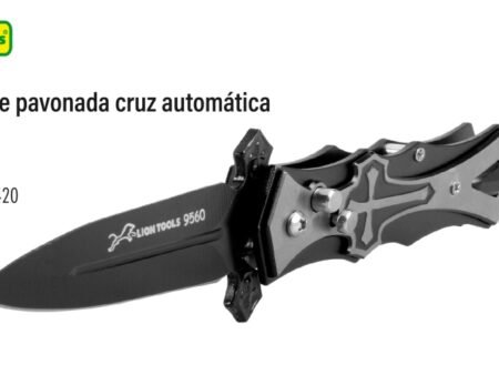 Navaja monte pavonada cruz automática