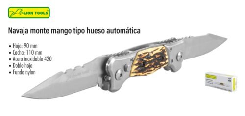 Navaja monte mango tipo hueso automática