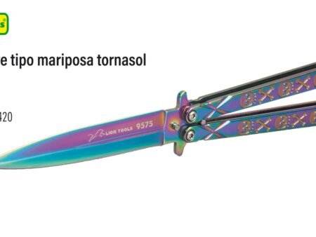 Navaja monte tipo mariposa gancho tornasol
