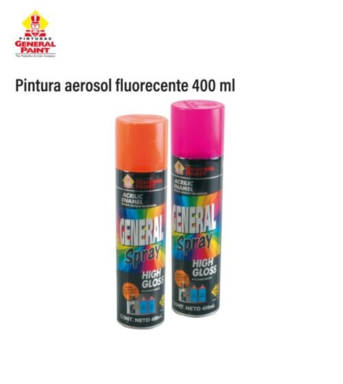 Pintura aerosol fluorecente 400ml
