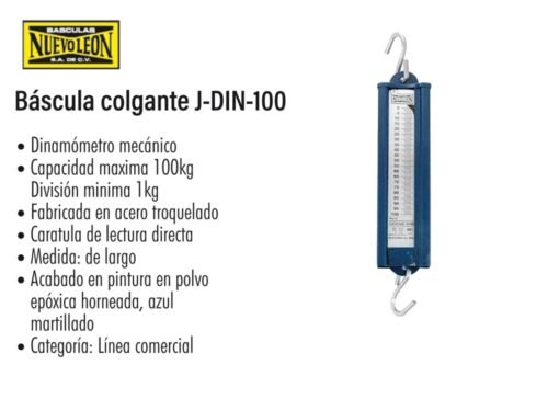 Báscula colgante j-din 100